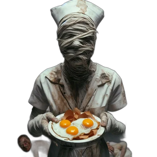 food, staff, face, concept art transparent PNG cut-out