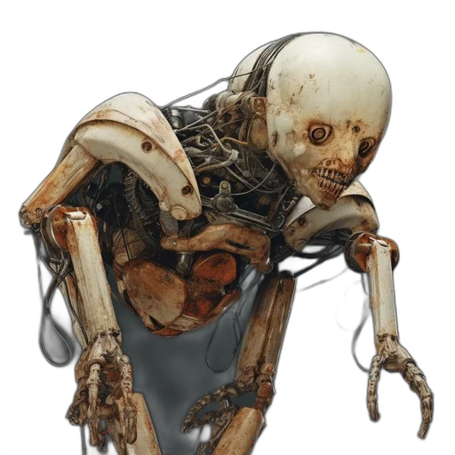 robot, creature, mask, face transparent PNG cut-out