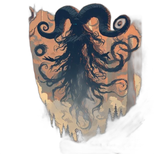 mask, hair, crown, creature transparent PNG cut-out