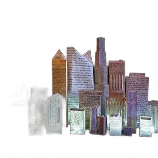 building, furniture, concept art, 3d render transparent PNG cut-out