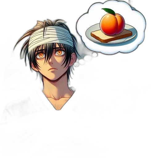 hat, food, pixel art, concept art transparent PNG cut-out