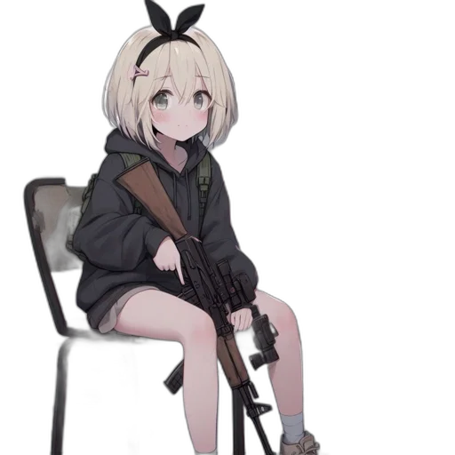 weapon, staff, jacket, animal transparent PNG cut-out
