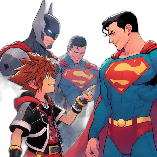comic book art, concept art, animated, figure transparent PNG cut-out