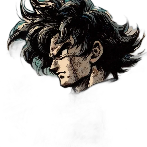 mask, face, hair, weapon transparent PNG cut-out