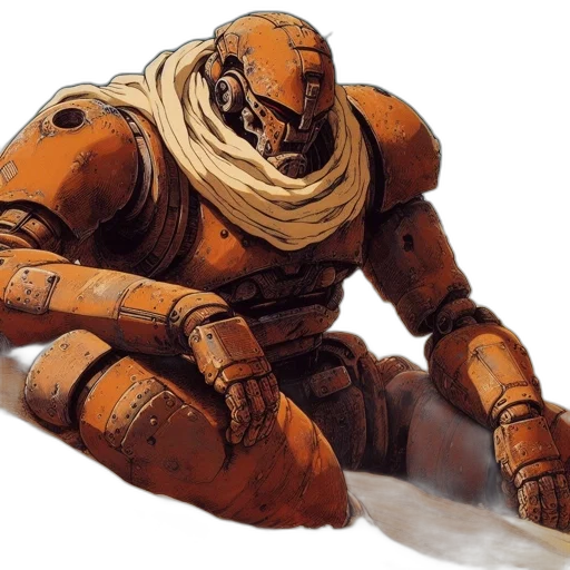 robot, creature, mask, concept art transparent PNG cut-out