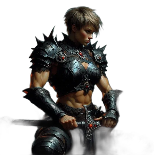 sword, weapon, fantasy art, concept art transparent PNG cut-out