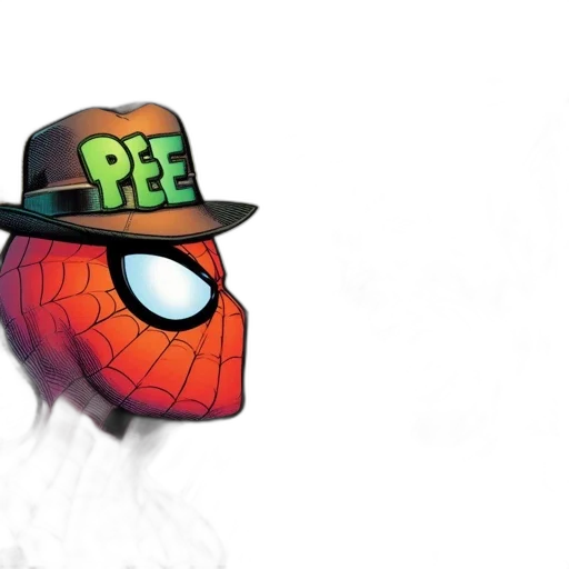 mask, hat, face, comic book art transparent PNG cut-out
