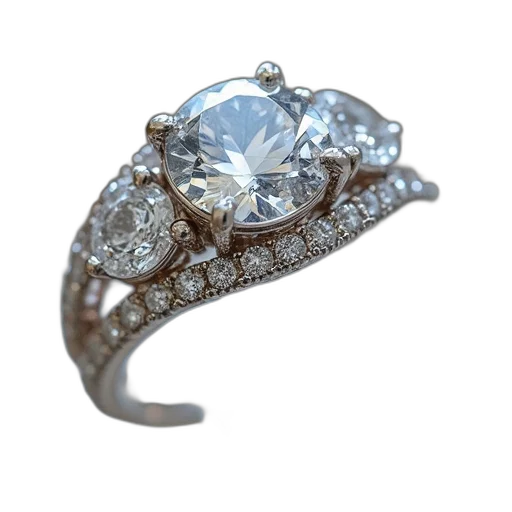 jewelry, crown, 3d render, photorealistic transparent PNG cut-out