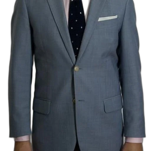jacket, blue, earth tones, person transparent PNG cut-out