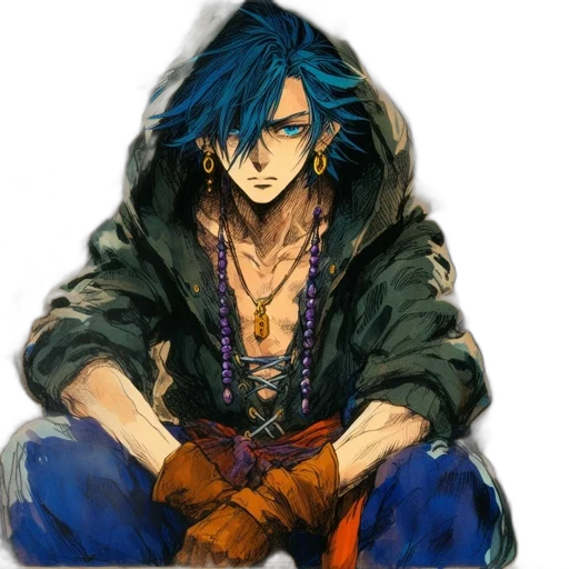 jacket, jewelry, watercolor, concept art transparent PNG cut-out