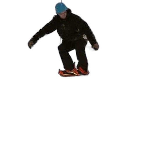 shoes, hat, jacket, staff transparent PNG cut-out
