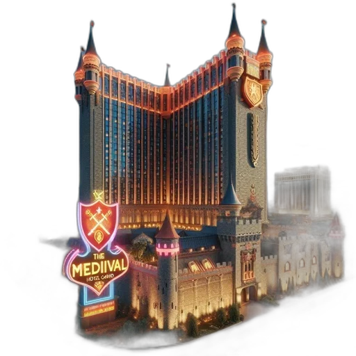 building, 3d render, concept art, photorealistic transparent PNG cut-out