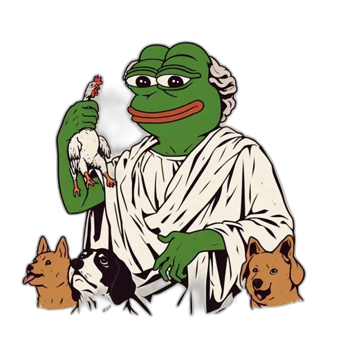 staff, weapon, anthropomorphic, frog transparent PNG cut-out