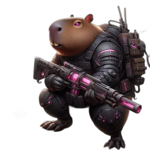 weapon, animal, creature, staff transparent PNG cut-out