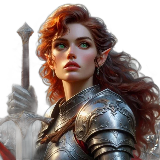 sword, fantasy art, concept art, comic book art transparent PNG cut-out