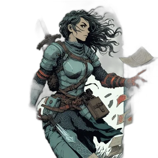 sword, weapon, staff, comic book art transparent PNG cut-out