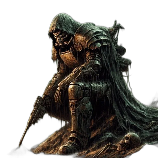 sword, mask, concept art, fantasy art transparent PNG cut-out