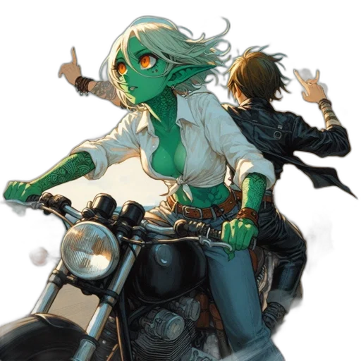 weapon, mask, jacket, concept art transparent PNG cut-out