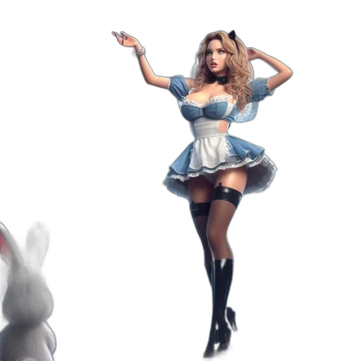 dress, concept art, 3d render, fantasy art transparent PNG cut-out