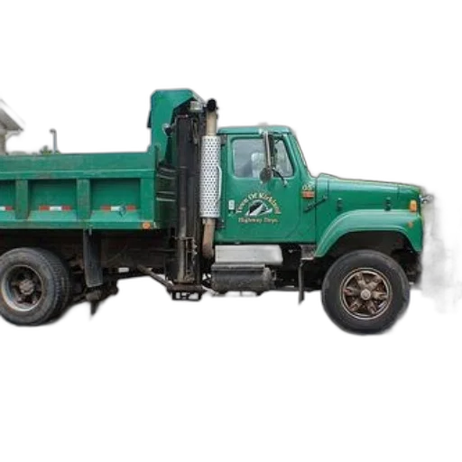 green, dump, truck, logo transparent PNG cut-out