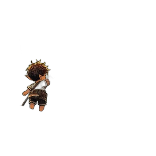 creature, hair, animal, staff transparent PNG cut-out