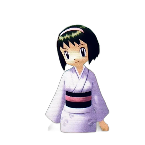 staff, dress, face, pixel art transparent PNG cut-out