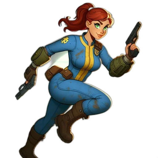 weapon, staff, jacket, concept art transparent PNG cut-out