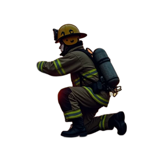 staff, jacket, weapon, hat transparent PNG cut-out