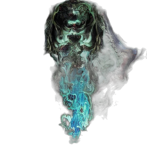 dragon, mask, hair, face transparent PNG cut-out
