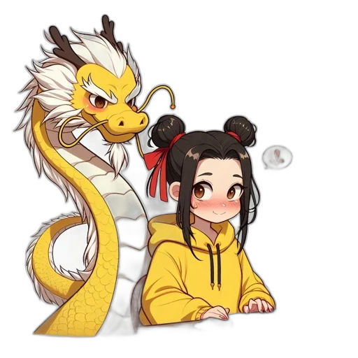 dragon, staff, creature, animal transparent PNG cut-out