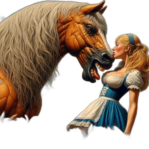 animal, dragon, creature, dress transparent PNG cut-out