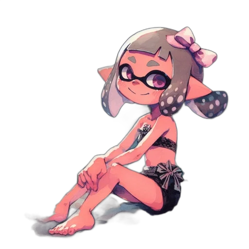 dress, weapon, staff, creature transparent PNG cut-out