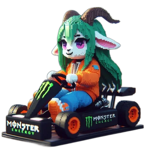 car, 3d render, cyberpunk, concept art transparent PNG cut-out