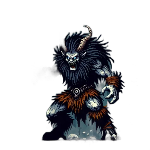 creature, staff, animal, mask transparent PNG cut-out