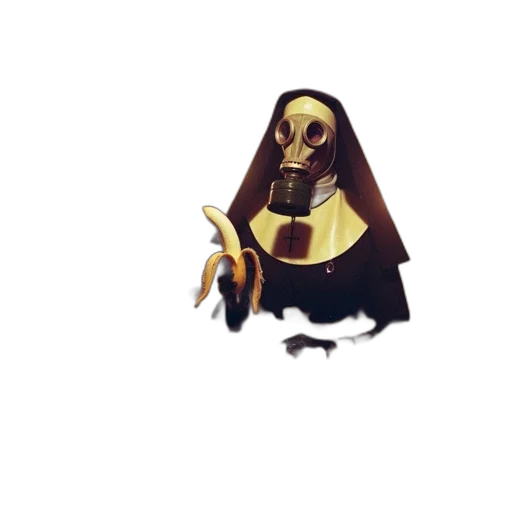 mask, robot, creature, staff transparent PNG cut-out