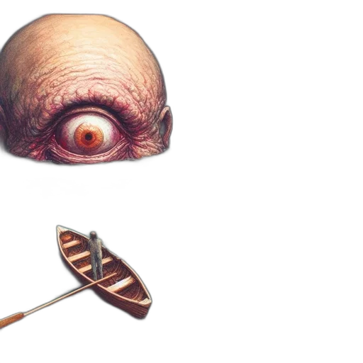 mask, staff, creature, weapon transparent PNG cut-out