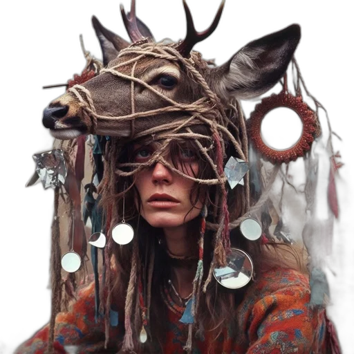 mask, face, jewelry, hair transparent PNG cut-out
