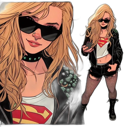 comic book art, cartoon, concept art, pixel art transparent PNG cut-out