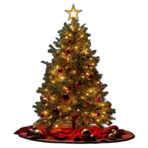 tree, 3d render, photorealistic, playdouch transparent PNG cut-out