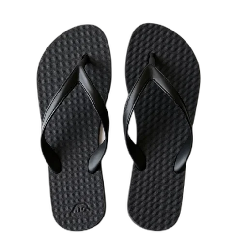 shoes, 3d render, pair, black transparent PNG cut-out