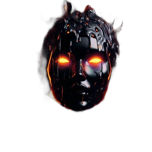 mask, robot, face, creature transparent PNG cut-out