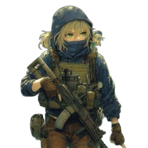 weapon, jacket, animal, mask transparent PNG cut-out