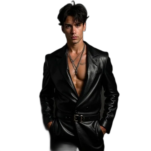 jacket, photorealistic, concept art, 3d render transparent PNG cut-out