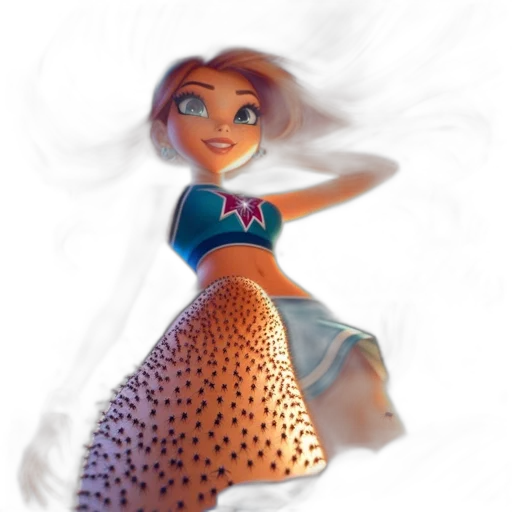 dress, creature, hair, animal transparent PNG cut-out