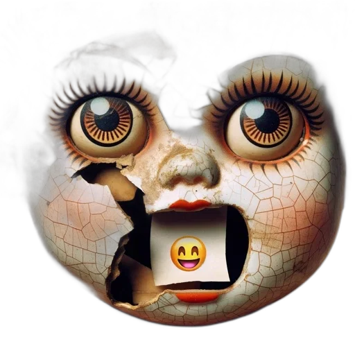 mask, face, robot, photorealistic transparent PNG cut-out