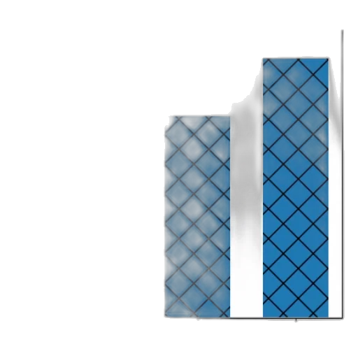 umbrella, sword, 3d render, blue transparent PNG cut-out