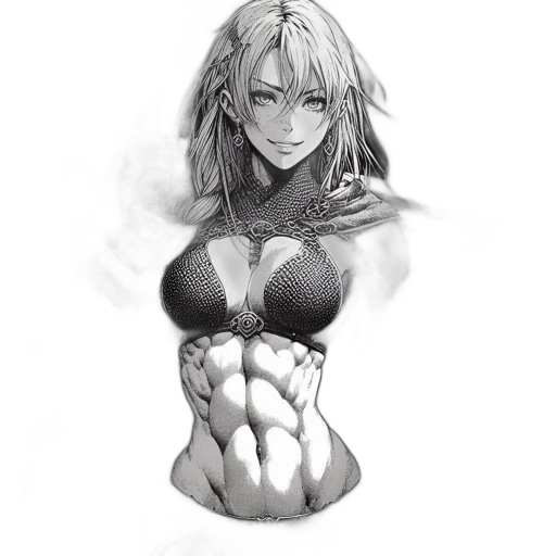 robot, weapon, fantasy art, comic book art transparent PNG cut-out