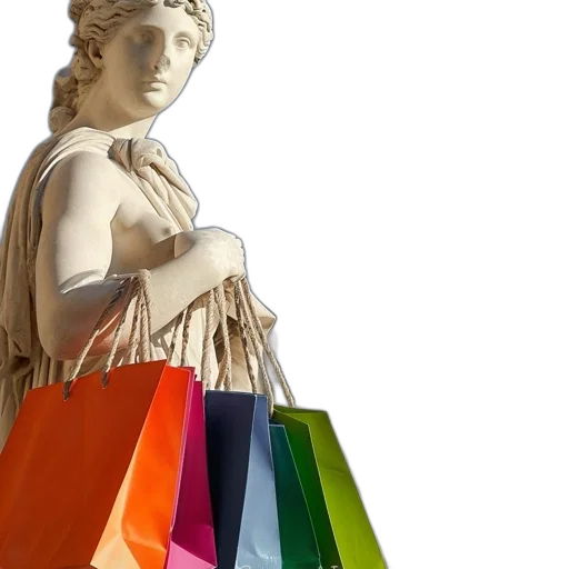 jewelry, statue, woman, holding transparent PNG cut-out