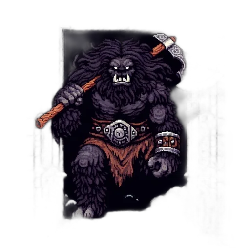 staff, creature, animal, fantasy art transparent PNG cut-out