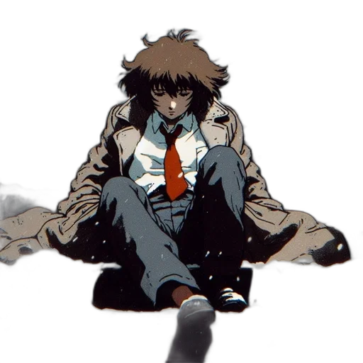 jacket, creature, concept art, anime transparent PNG cut-out
